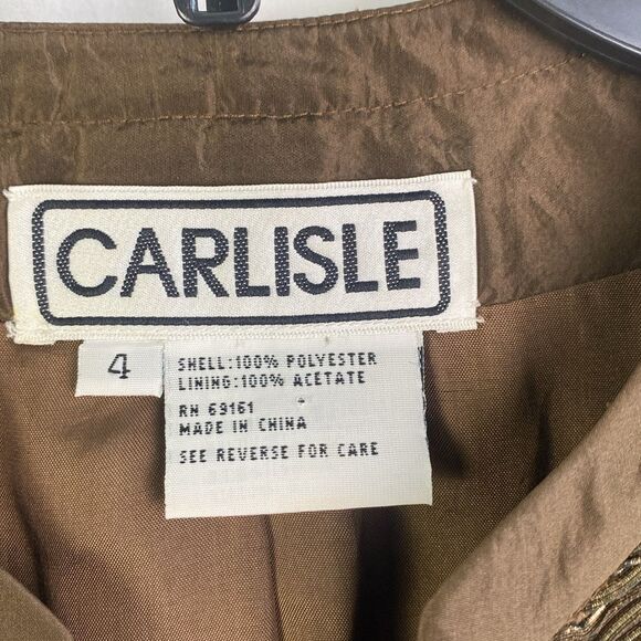 Carlisle Copper Metallic Zip Front - Picture 5 of 8